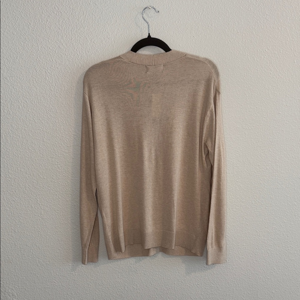 Women's Beige Cardigan - Picture 3 of 3